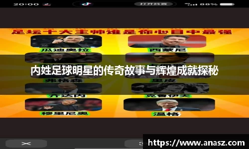 内姓足球明星的传奇故事与辉煌成就探秘